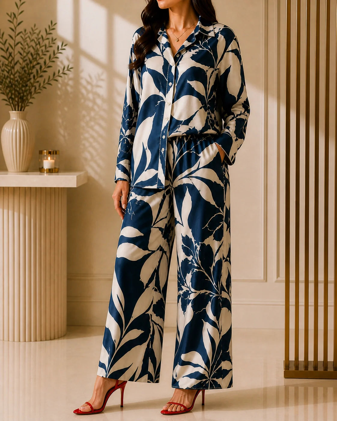 printed plain co ord sets