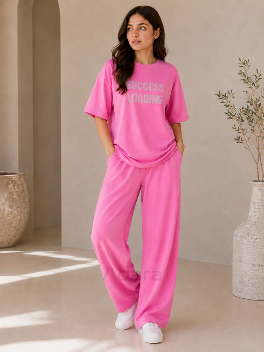 Print Pink Co-ord set