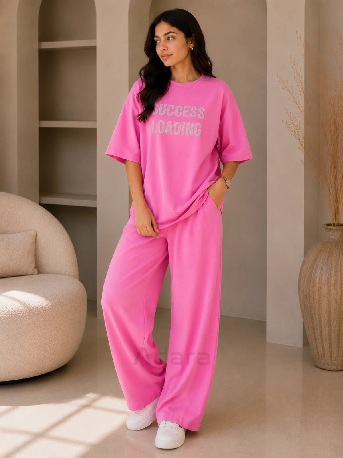 Print Pink Co-ord set