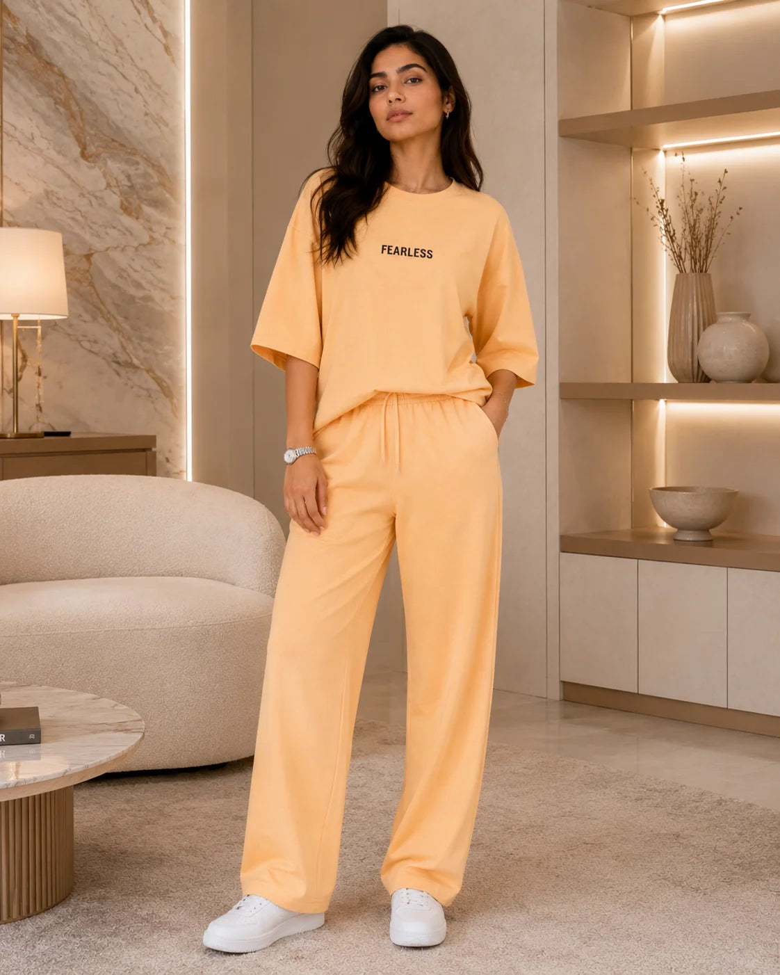 Peach Fearless Co-ord set
