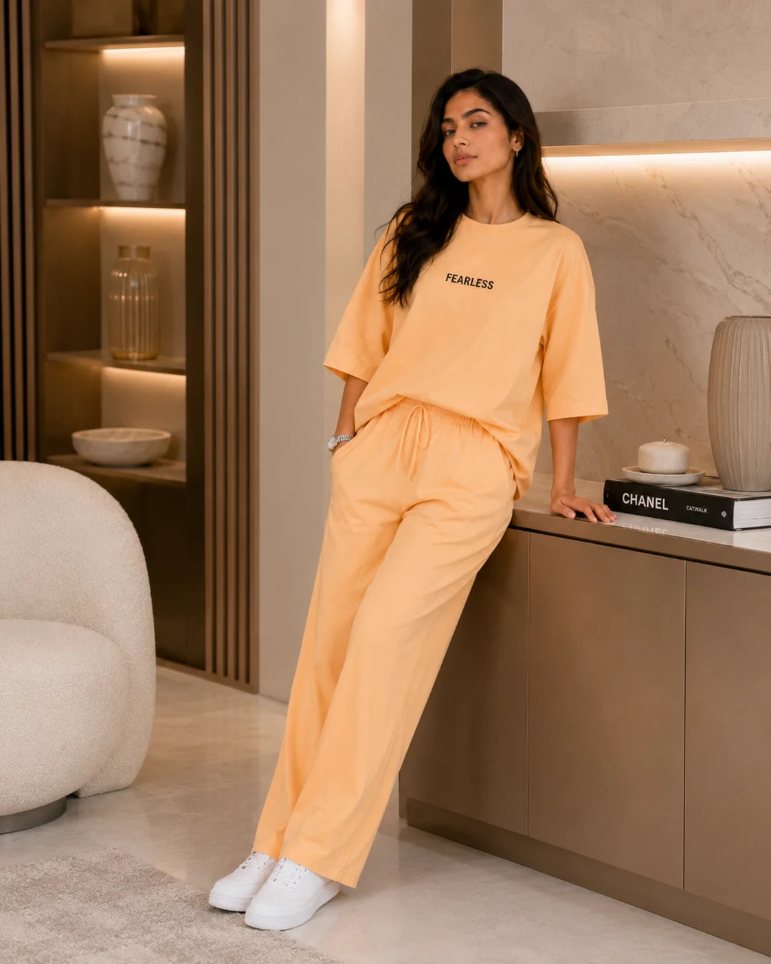 Peach Fearless Co-ord set