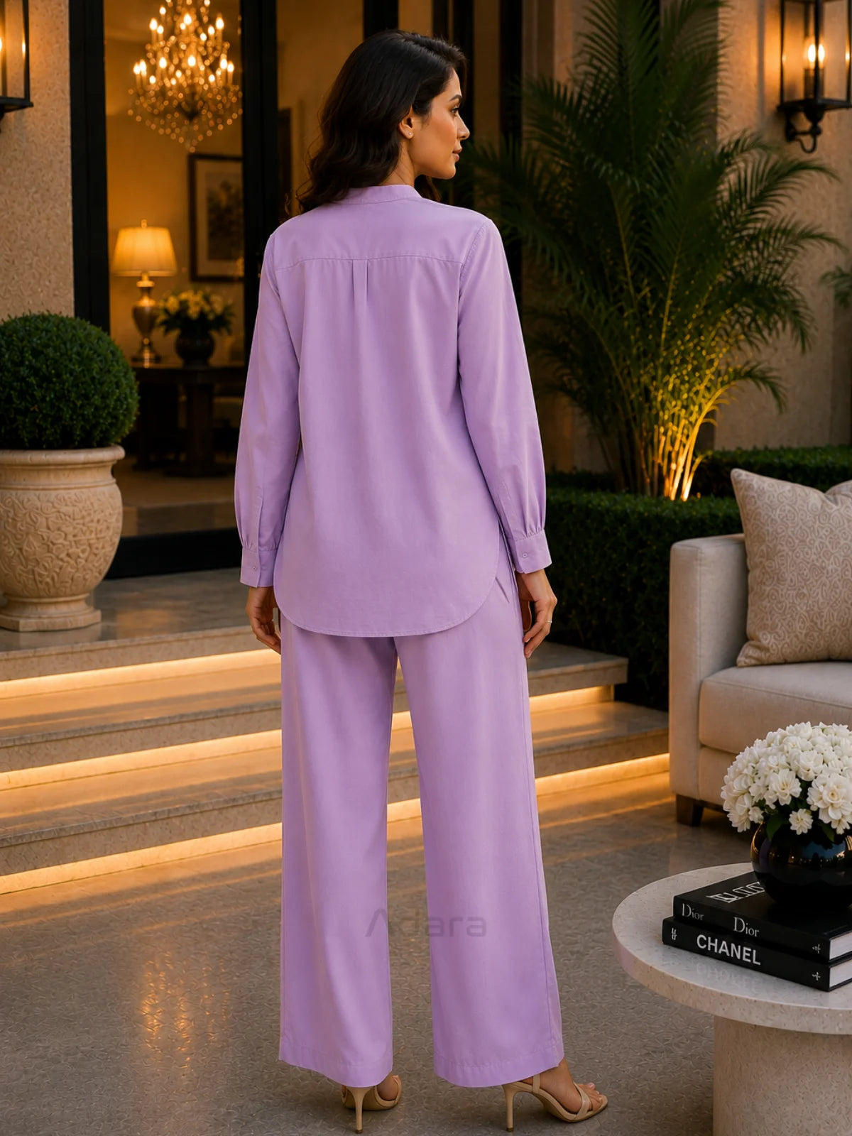 Lavender Plain Co-Ord Set